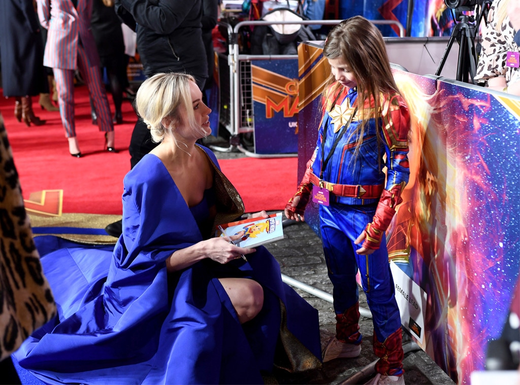 Brie Larson, Captain Marvel, London premiere