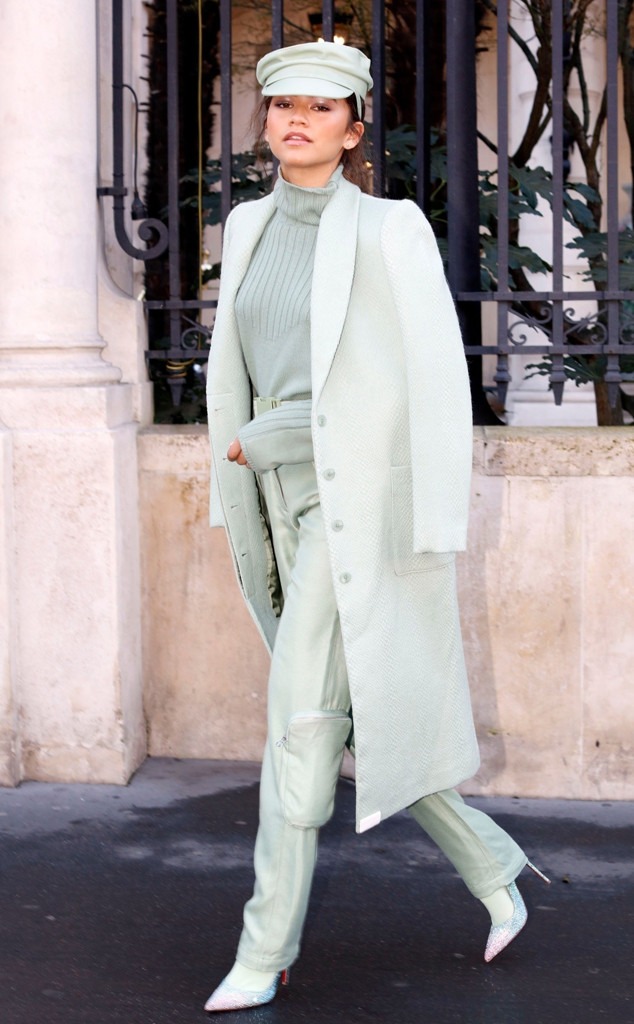 Zendaya, Celebs at Paris Fashion Week