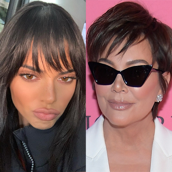 Kendall Jenner S New Bangs Make Her Look Like Kris And