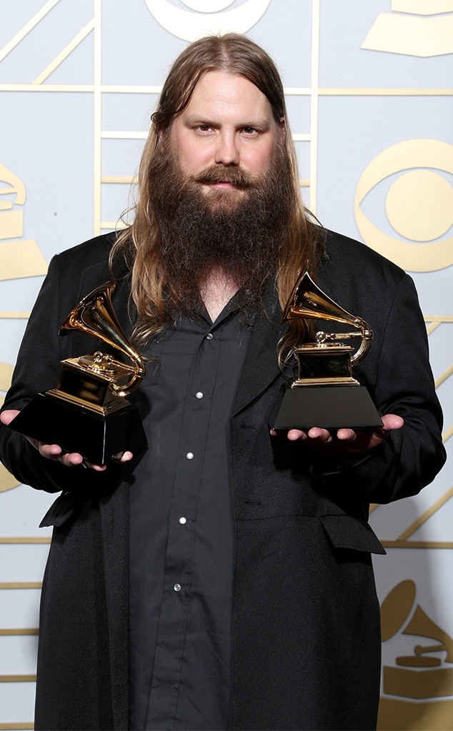 Chris Stapleton from Then and Now Grammy Nominees’ First Red Carpets