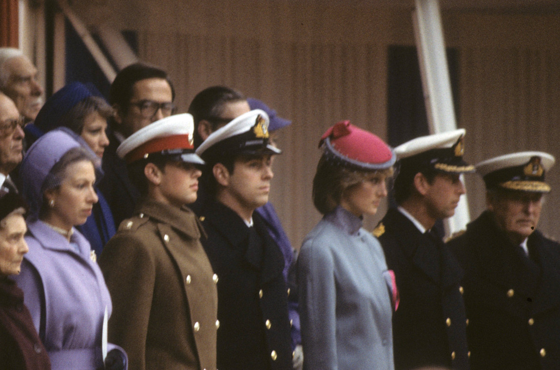 Princess Diana, Prince Edward, Prince Charles, Prince Andrew, Princess Anne