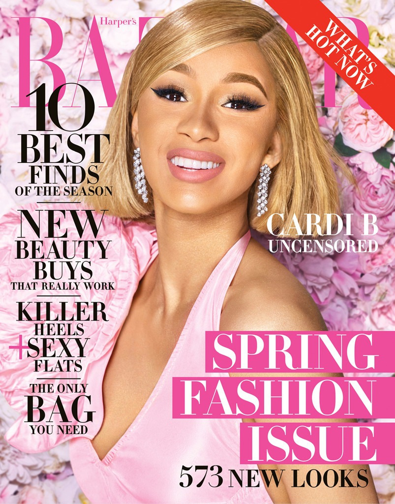 Cardi B, Harper's BAZAARm embargoed until 2/7