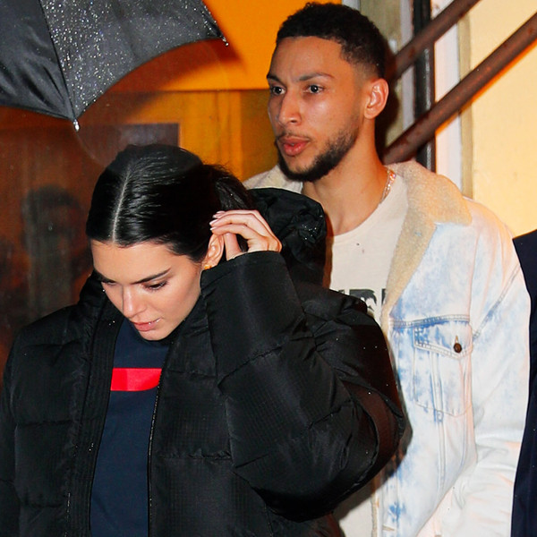 Kendall Jenner with Ben Simmons at Alfred Coffee December 31, 2018