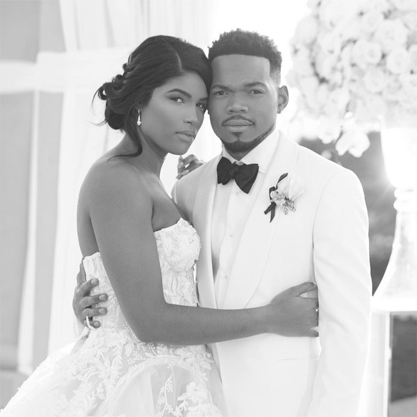 chance the rapper wedding dress