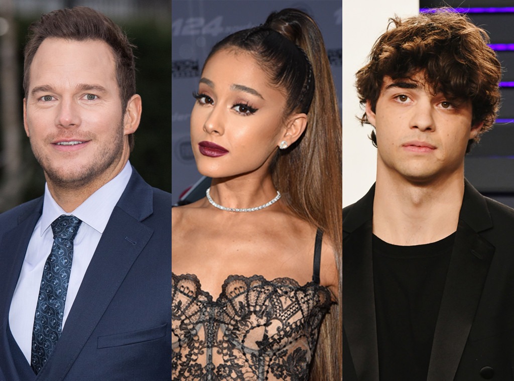 Ariana Grande, Chris Pratt, Noah Centineo