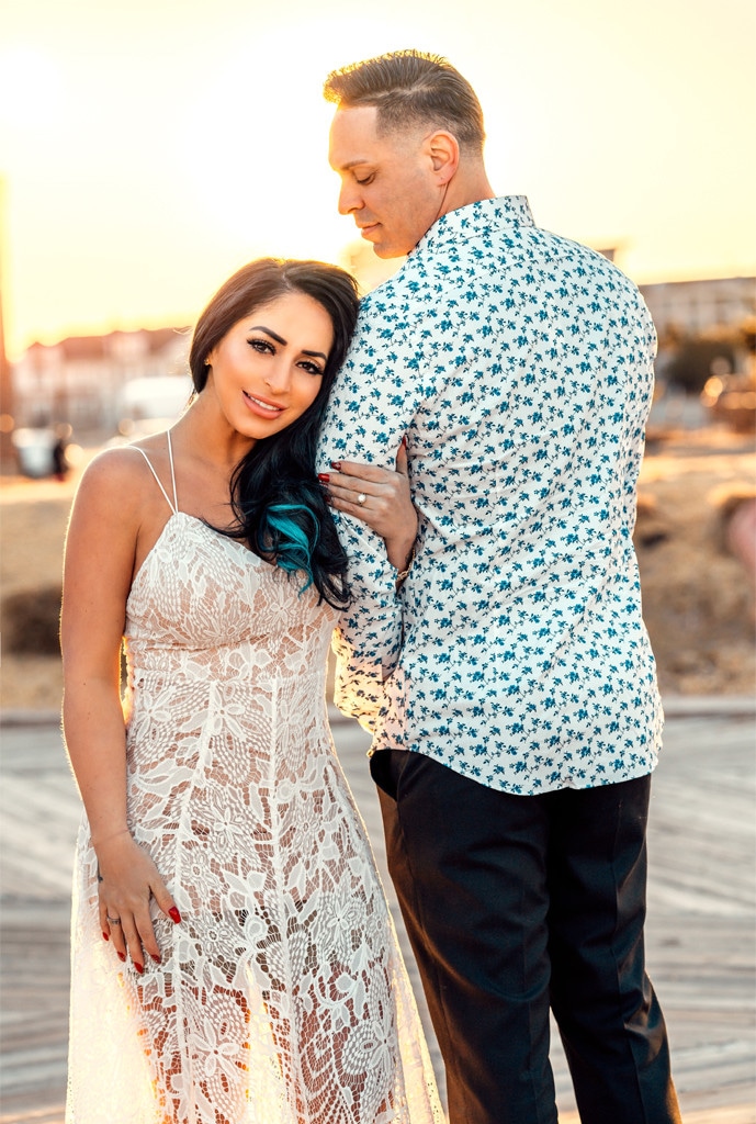 Angelina Pivarnick, Chris Larangeira, Jersey Shore Engagement Shoot 