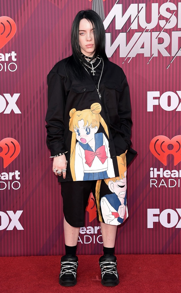 Billie Eilish from 2019 iHeartRadio Music Awards Red Carpet Fashion | E