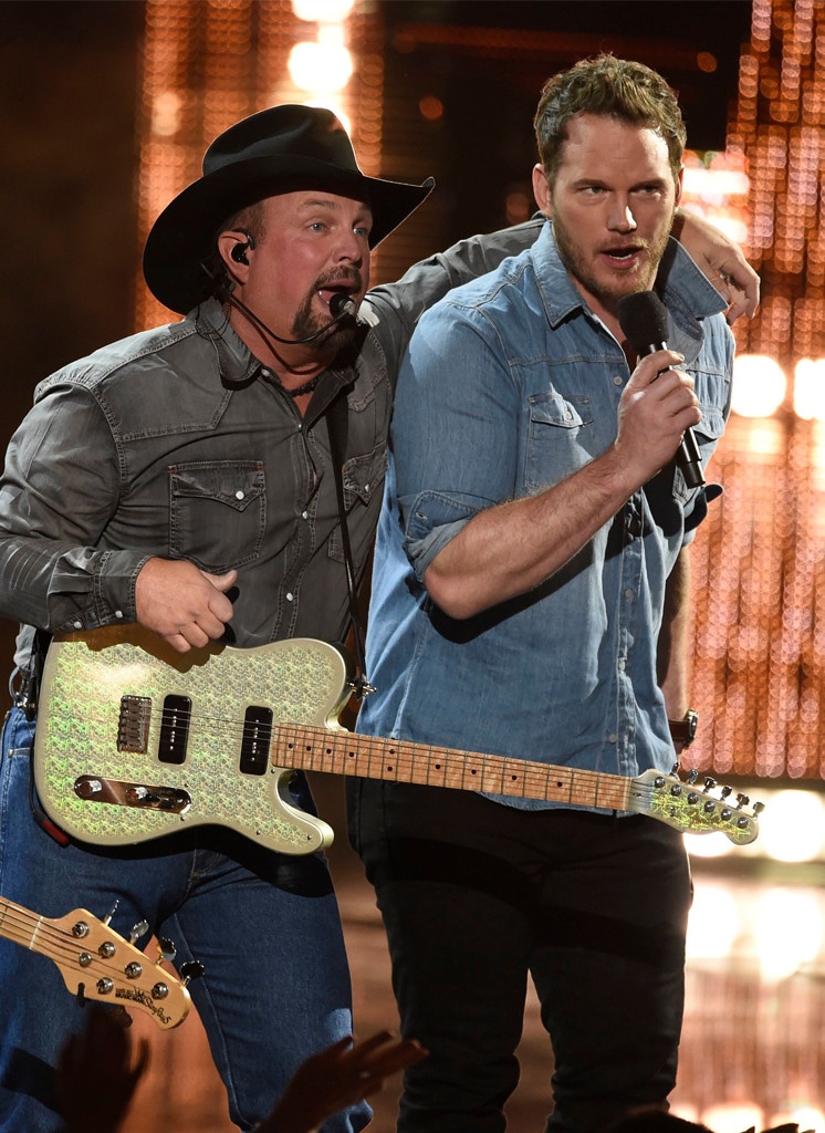 Garth Brooks, Chris Pratt, 2019 iHeartRadio Music Awards