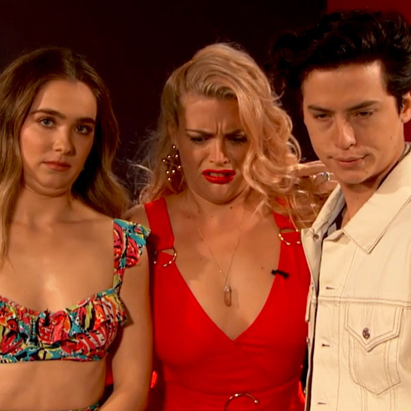 Haley Lu Richardson, Cole Sprouse, Busy Philipps, Busy Tonight,