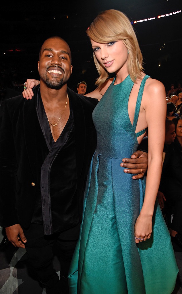 Kanye West, Taylor Swift, 2015 Grammy Awards, Candids