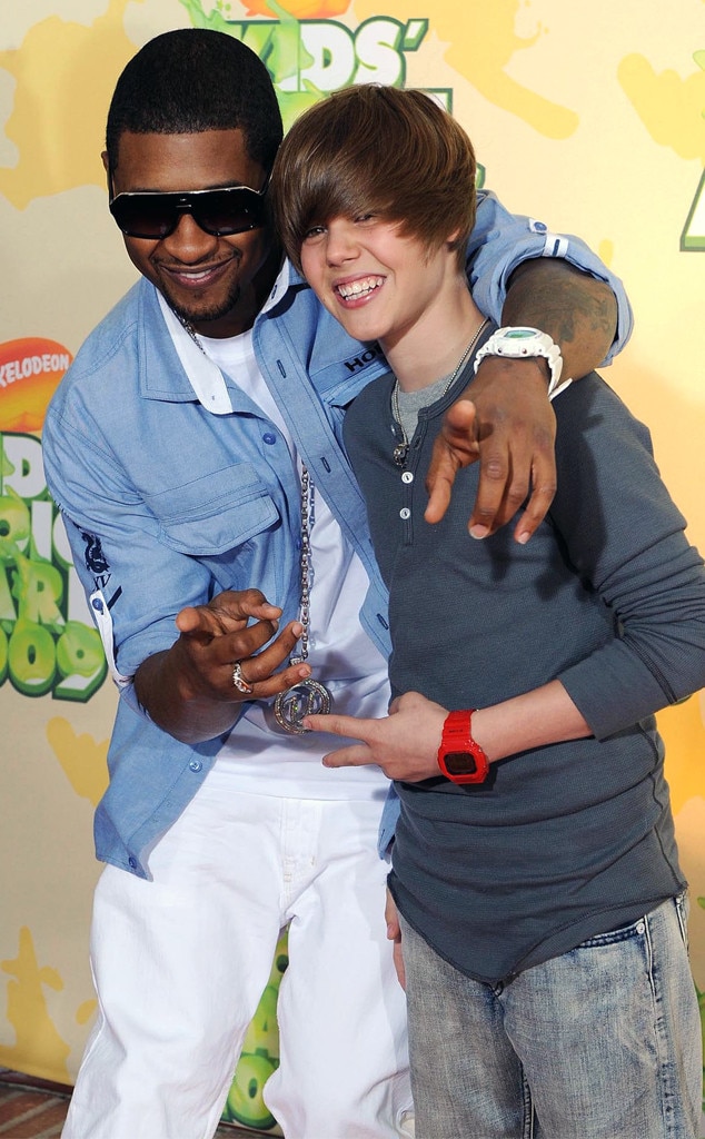 Usher & Justin Bieber from 2009 Kids' Choice Awards | E! News