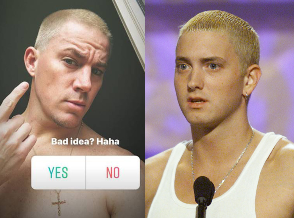 Eminem's Blonde Hair in 2015: The Bleached Buzz Cut - wide 2