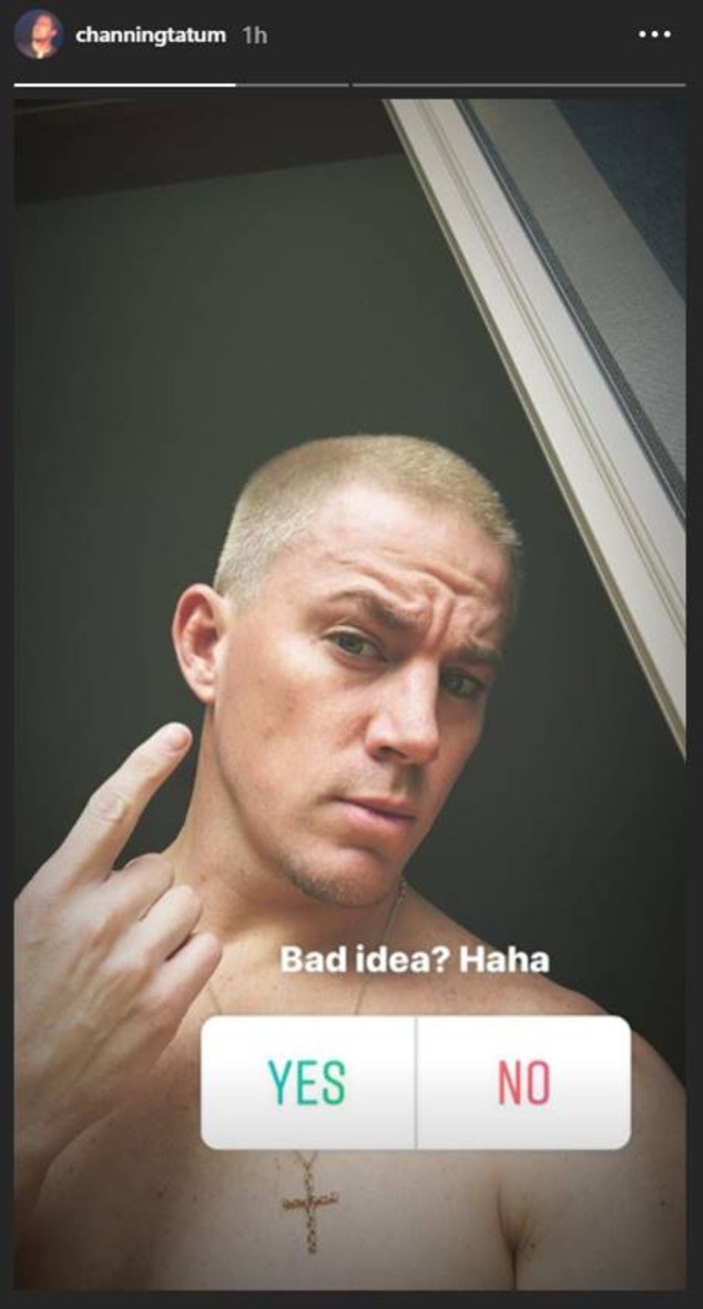 Channing Tatum Reveals New Blonde Hairstyle and Looks Unrecognizable - E!  Online