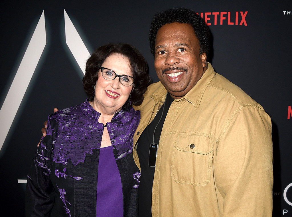 The Office's Phyllis Smith and Leslie David Baker Reunite - E! Online