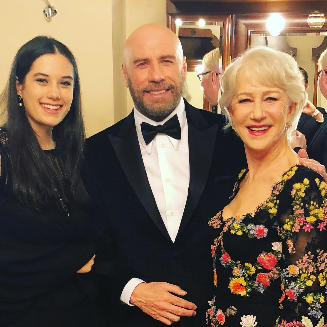 Helen Mirren, John Travolta, Ella Bleu Travolta, 2019 BraVo International Classical Music Awards