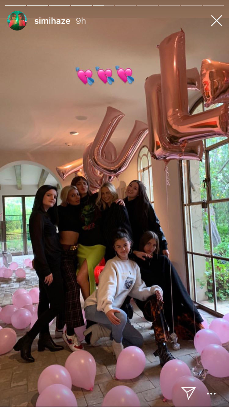 Selena Gomez Celebrates Her BFF's Birthday With a Pretty in Pink Party