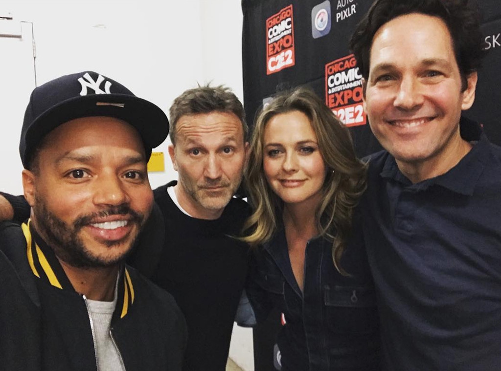 Alicia Silverstone, Donald Faison, Breckin Meyer, Paul Rudd, Clueless reunion, Instagram