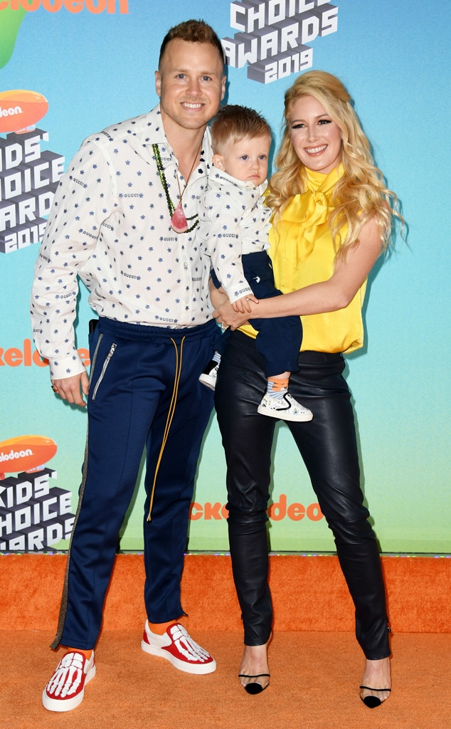 Heidi Montag, Spencer Pratt and Gunner from Celebrities Turn the 2019