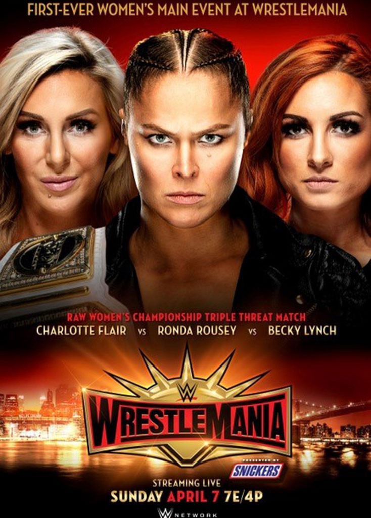 Ronda Rousey, WrestleMania