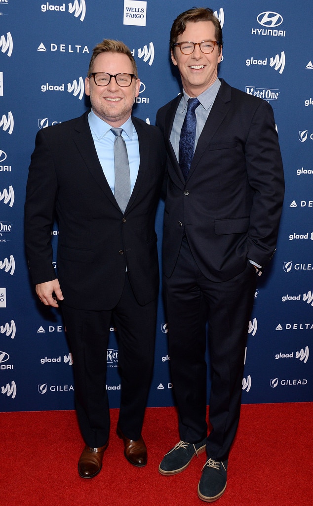 Sean Hayes & Scott Icenogle from 2019 GLAAD Media Awards: Red Carpet ...