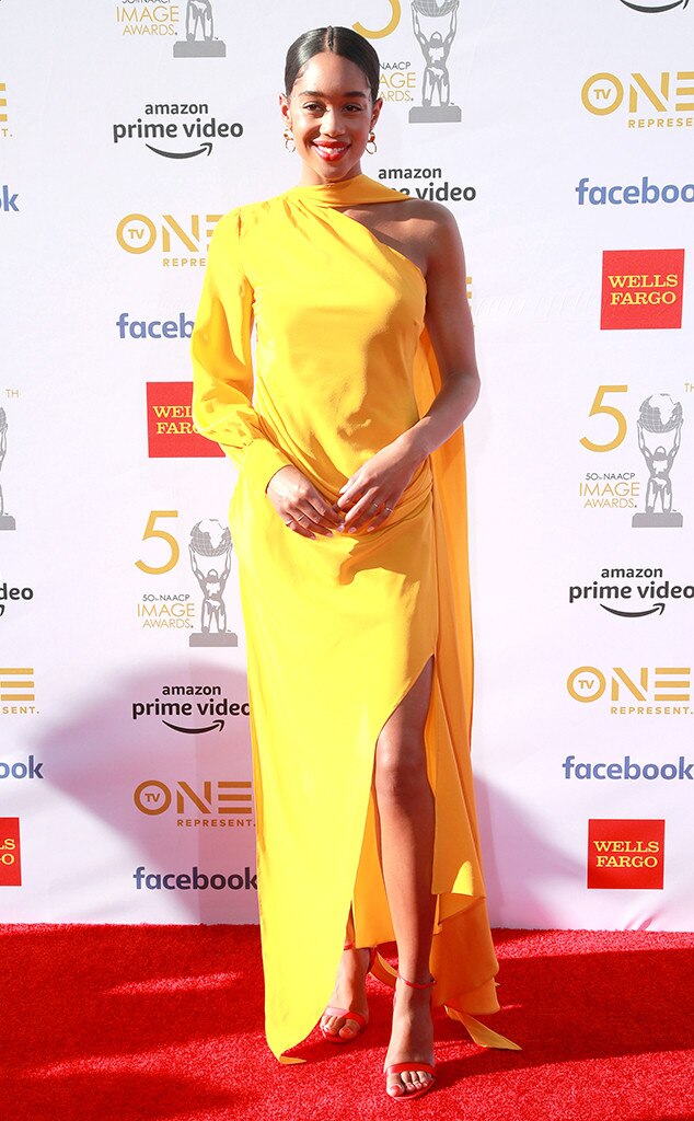 Laura Harrier, 50th NAACP Image Awards, NAACP awards, arrivals