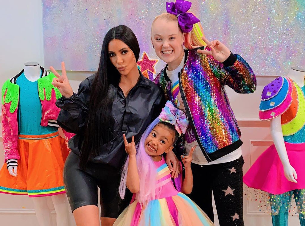 Kim Kardashian, North West, JoJo Siwa