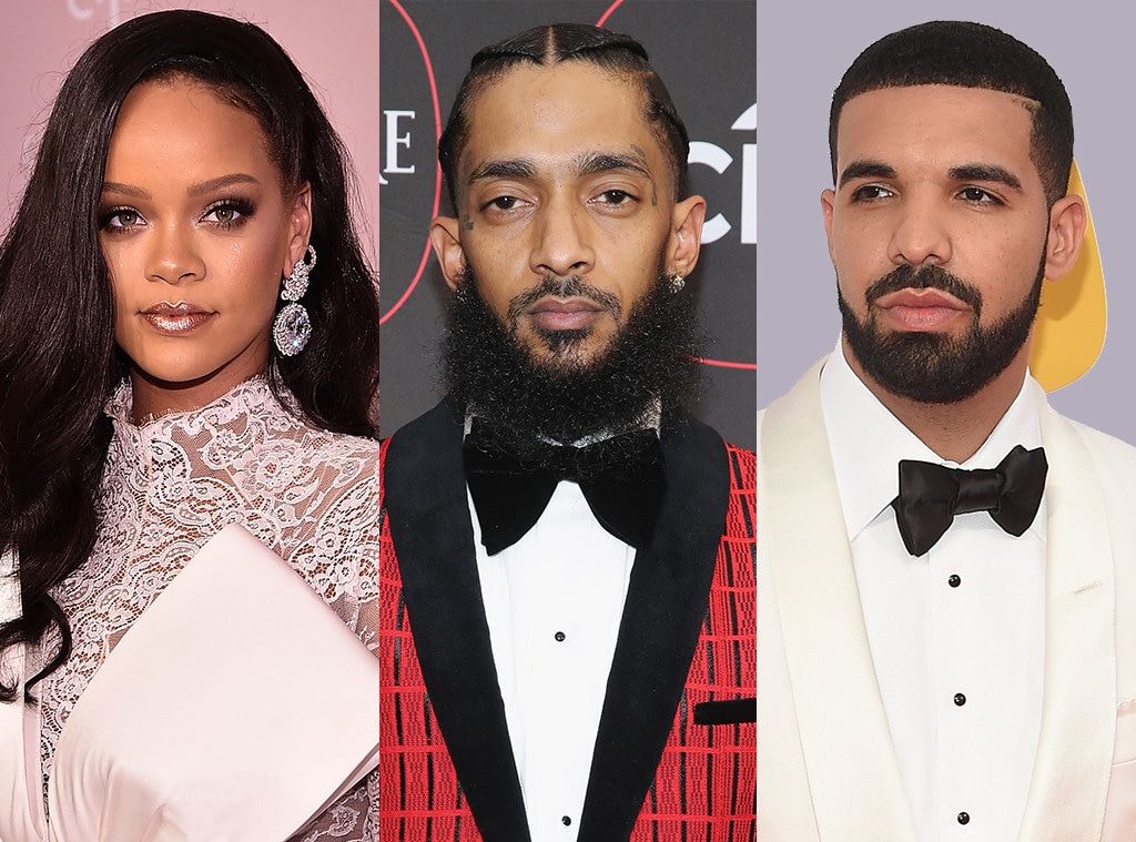 Rihanna, Nipsey Hussle, Drake