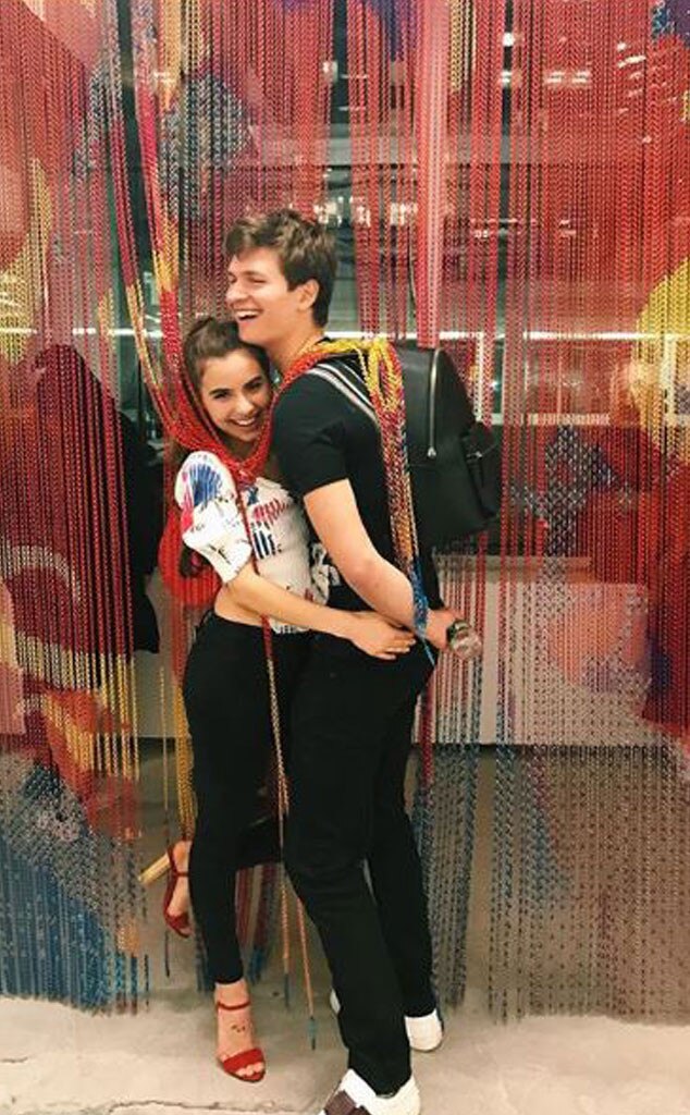 Bead Buds From Ansel Elgort And Violetta Komyshans Romance In Pictures 