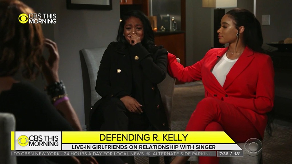 R. Kelly's Girlfriend Breaks Down in Tears as She Fiercely Defends Him ...