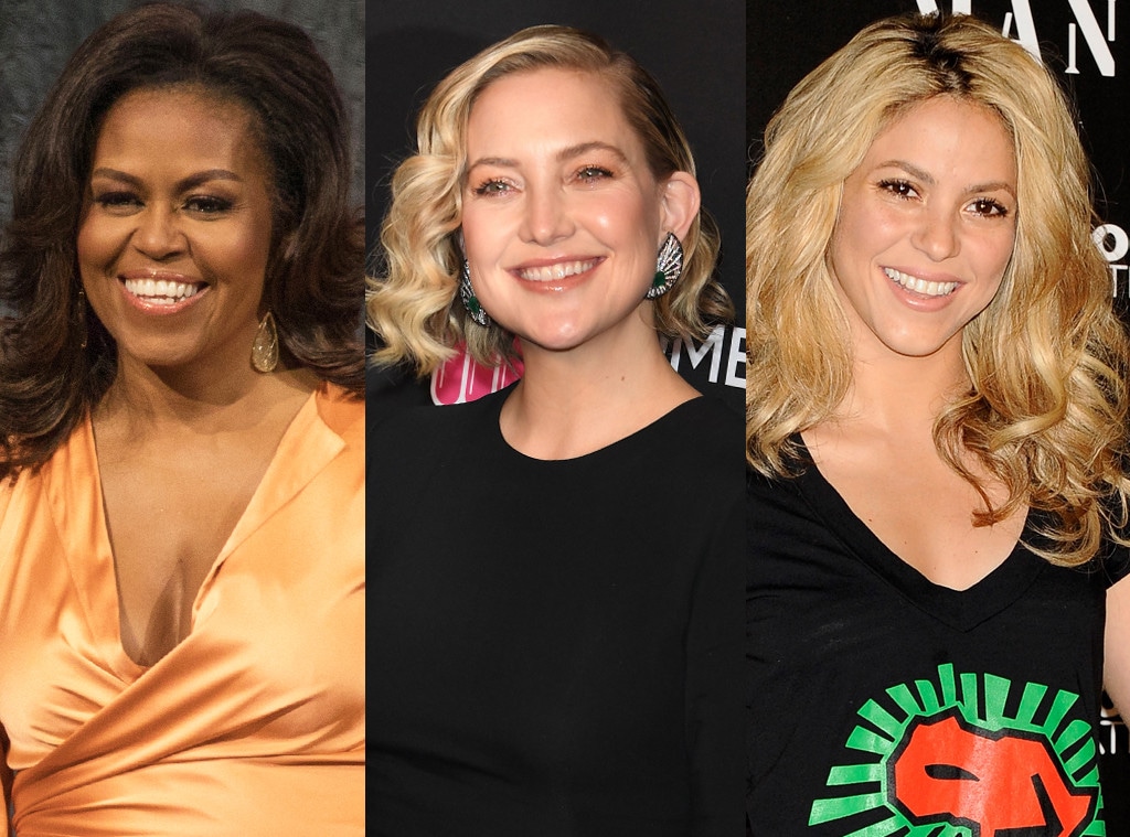 Michelle Obama, Kate Hudson, Shakira