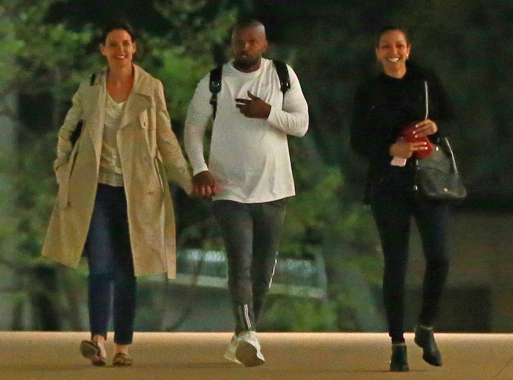 Jamie Foxx, Katie Holmes, Corrine Foxx