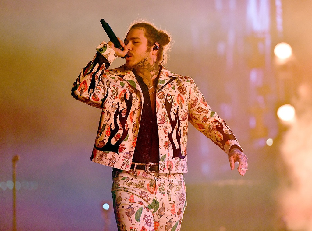Post Malone from Coachella's Most Iconic Celebrity Outfits E! News