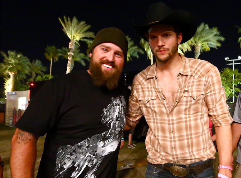 Zac Brown, Ashton Kutcher, 2013 Stagecoach