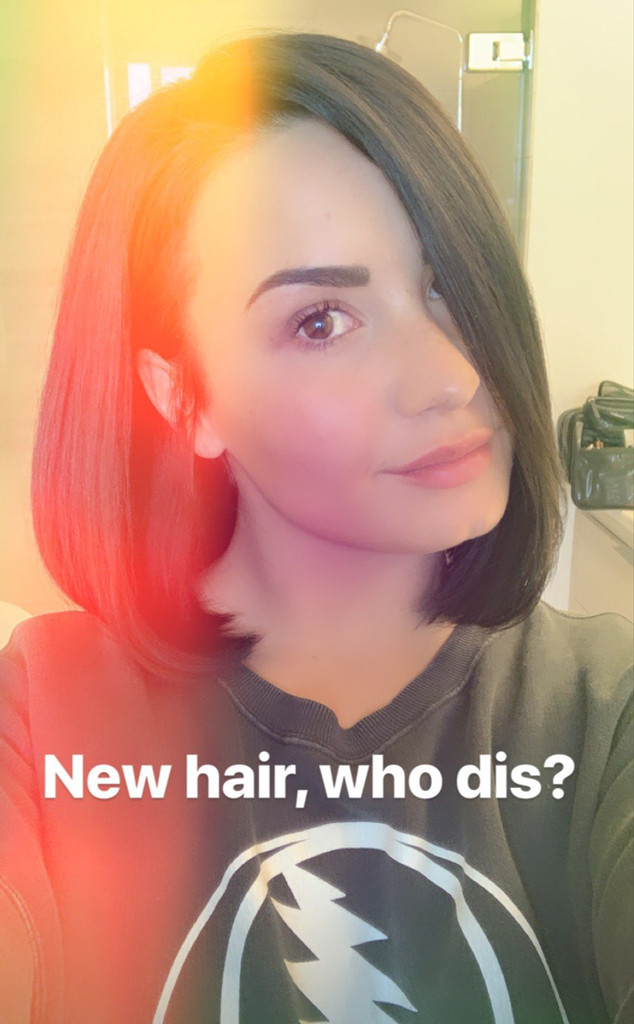 Demi Lovato, haircut, Instagram
