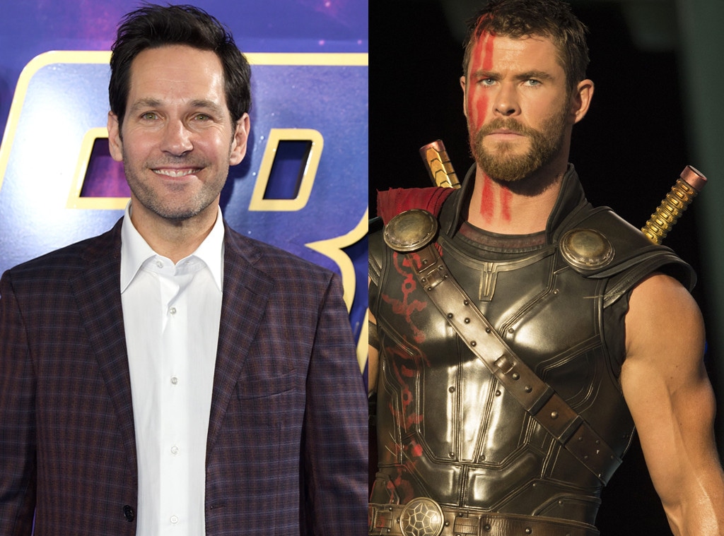 Paul Rudd, Chris Hemsworth