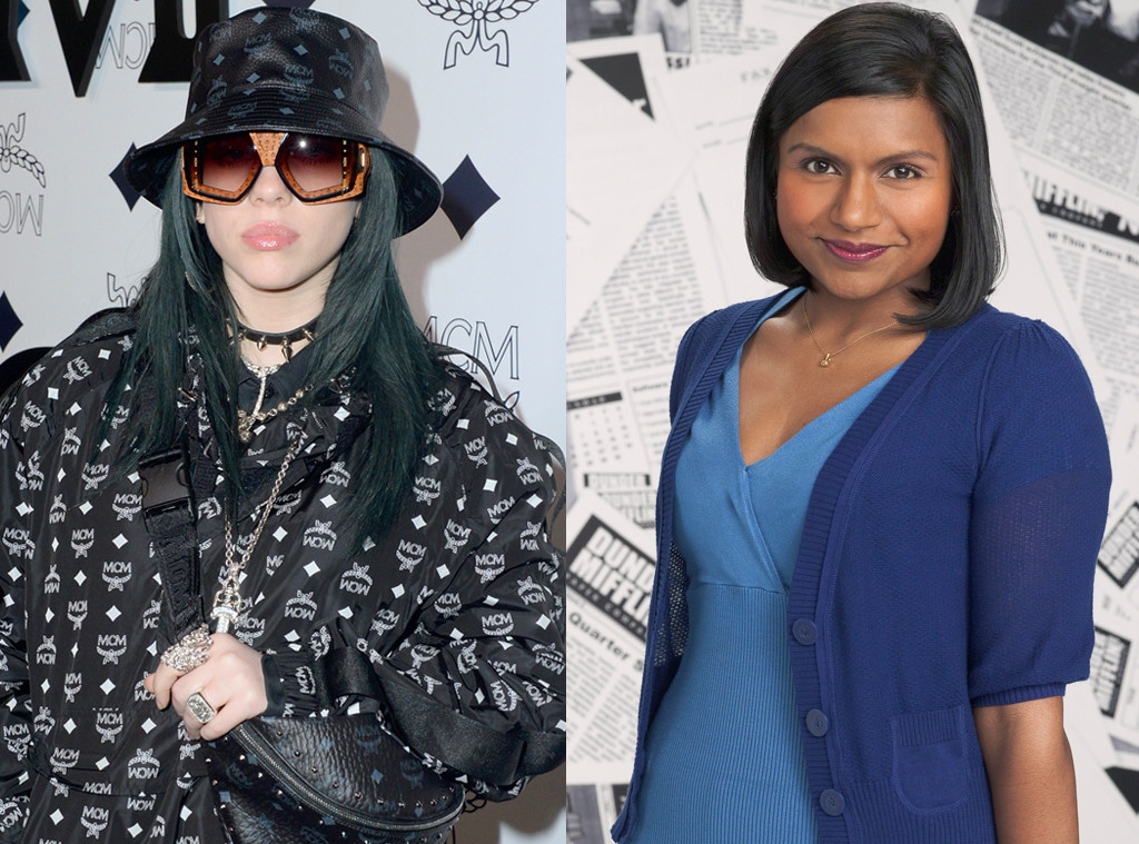 Billie Eilish, Mindy Kaling, The Office