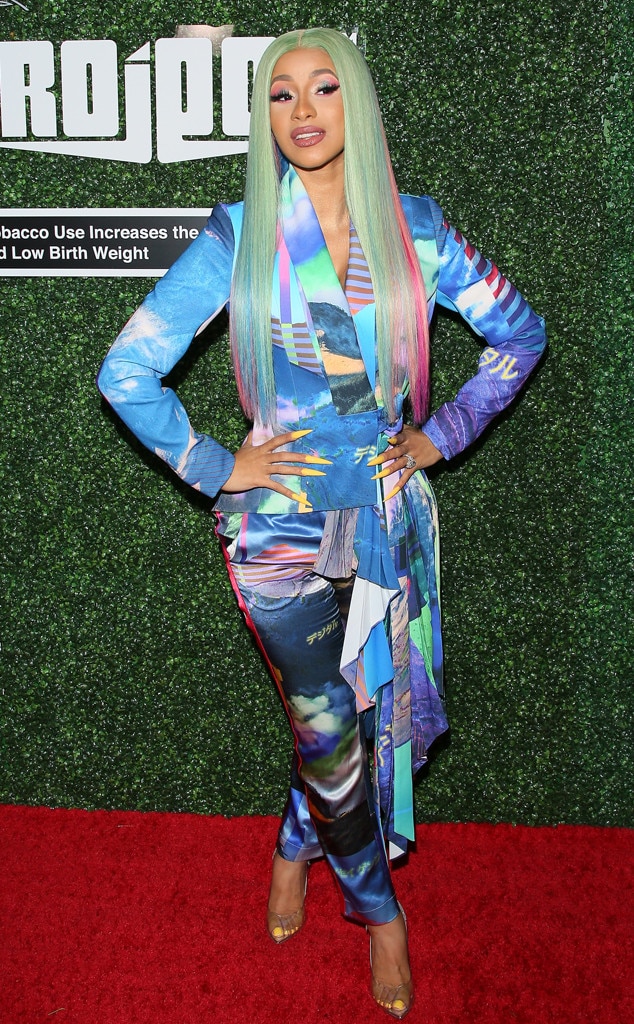 Printed Suit from What the Fashion | E! News