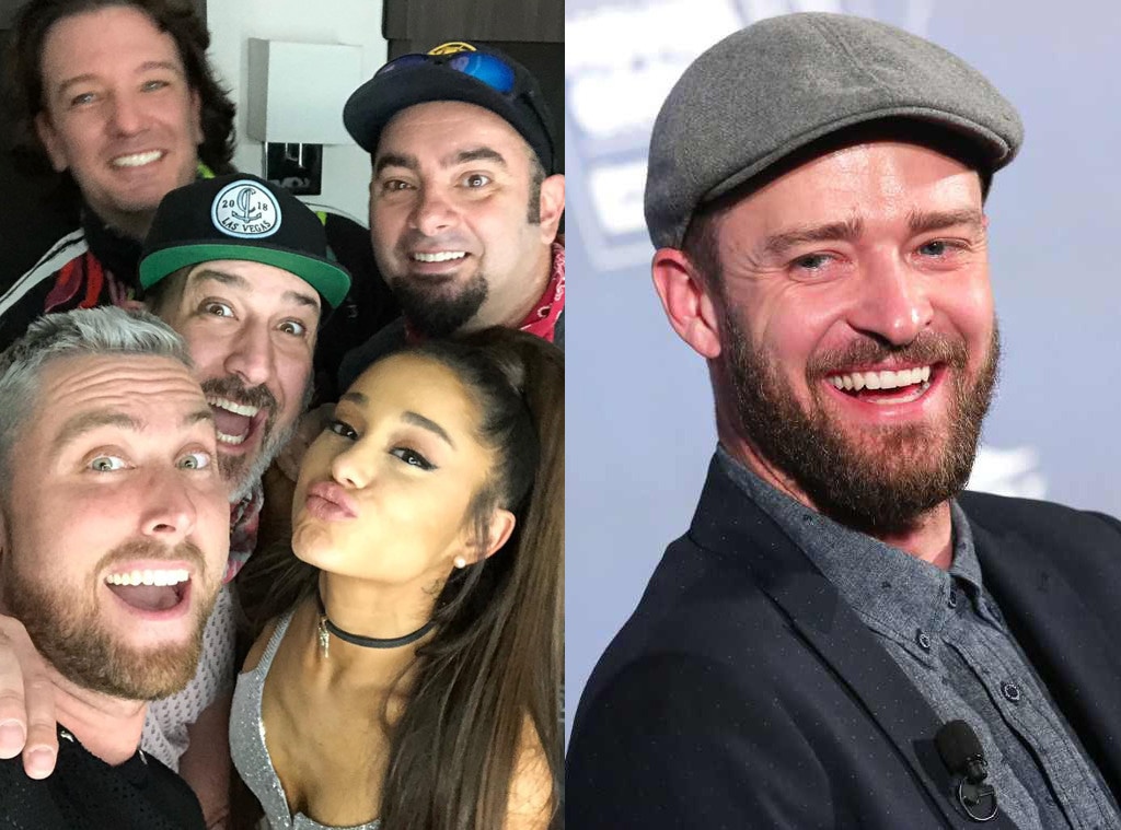 Justin Timberlake, NSYNC, Ariana Grande