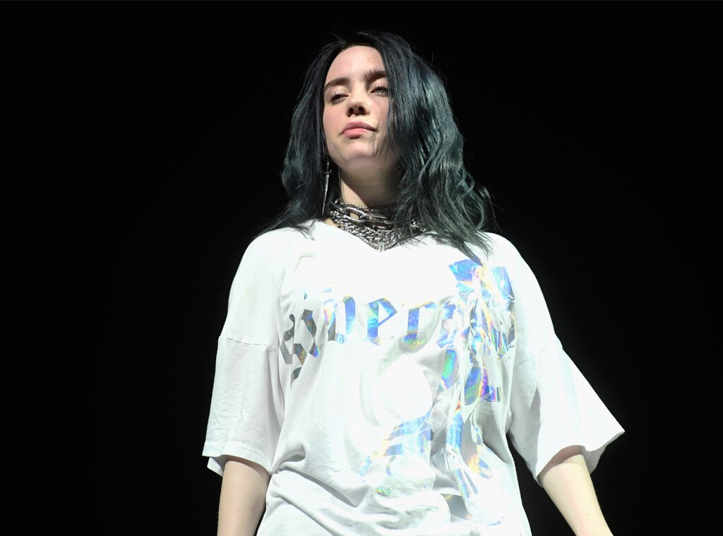 billie eilish white shirt