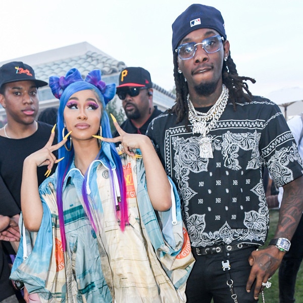 Cardi B Packs On The PDA With Offset During Surprise Performance | E ...