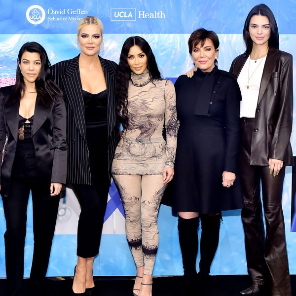 Kourtney Kardashian Khloe Kardashian Kim Kardashian West Kris Jenner Kendall Jenner