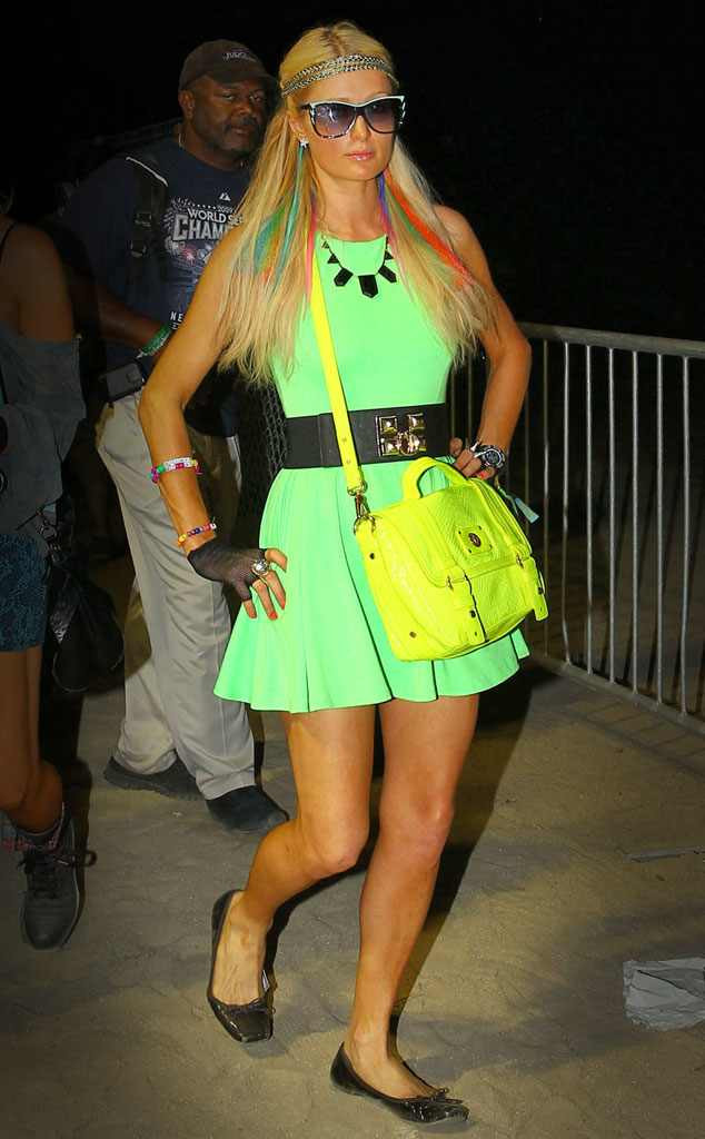 Paris Hilton's Coachella Looks Through the Years