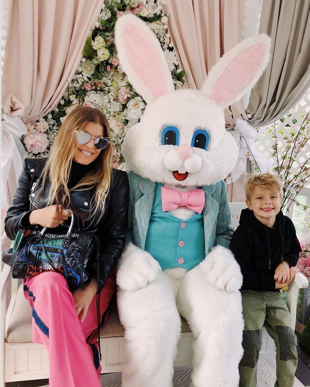 Celebrities Celebrate Easter, Fergie, Axl