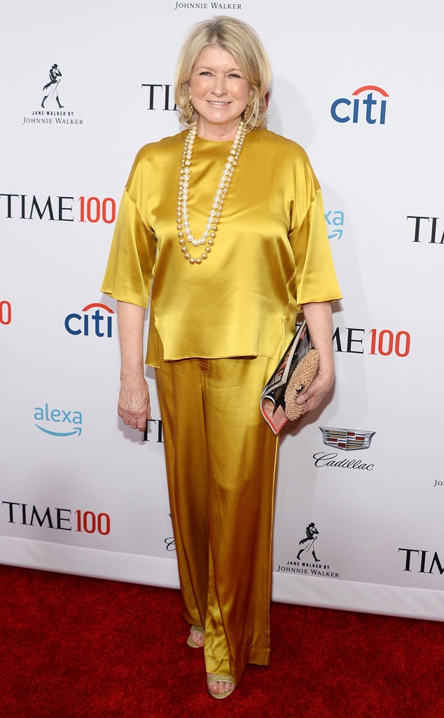 Martha Stewart from 2019 TIME 100 Gala: Red Carpet Fashion | E! News