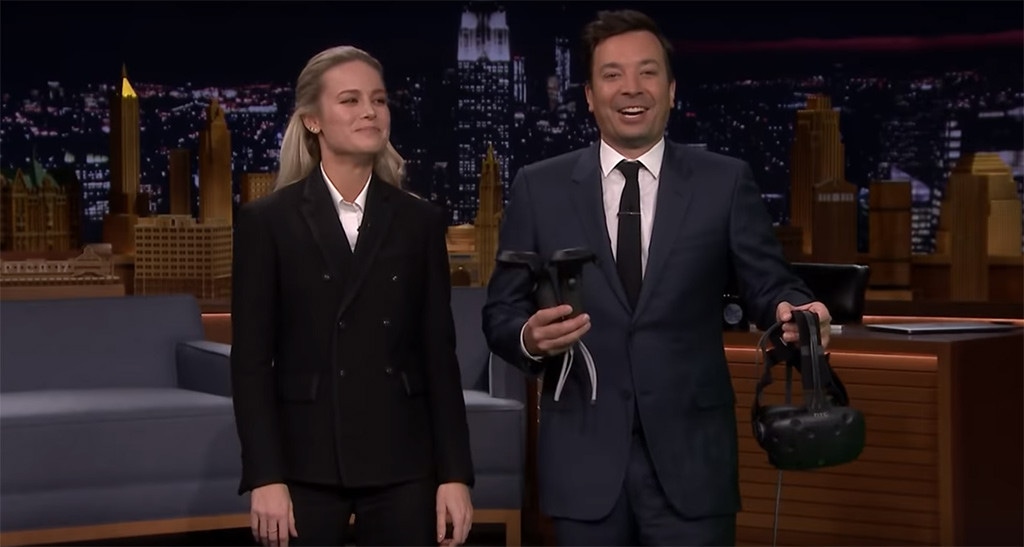 Brie Larson, Jimmy Fallon, The Tonight Show Starring Jimmy Fallon