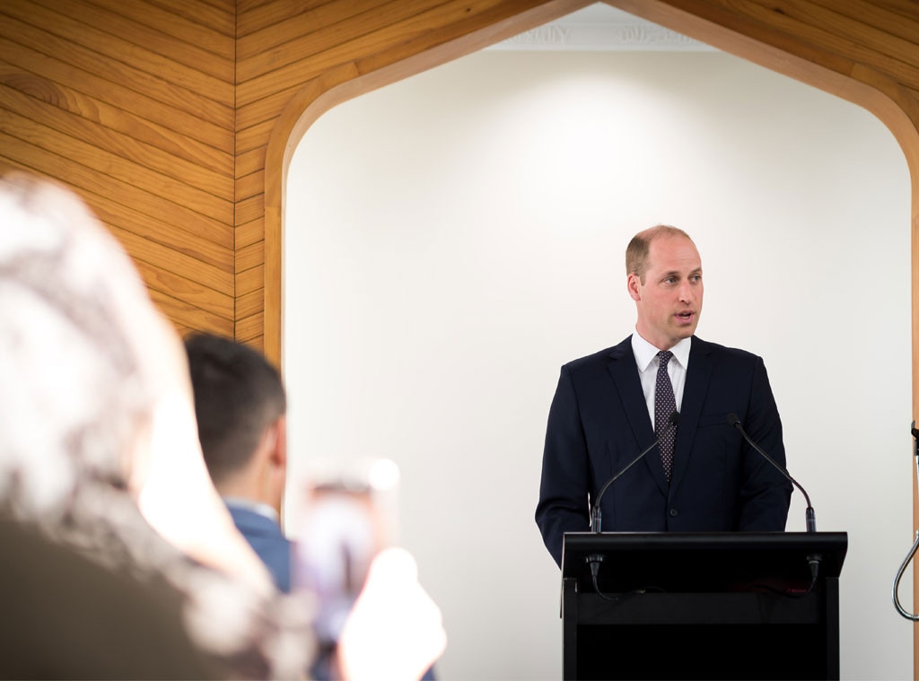 Prince William, Speech