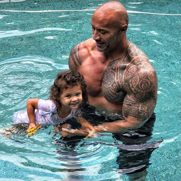 Dwayne 'The Rock' Johnson Fishes for Mermaids with Daughter Tiana