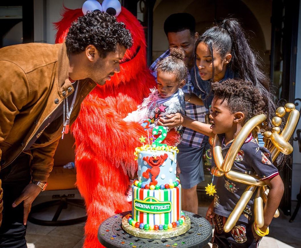 Ciara, Russell Wilson, Sienna Birthday