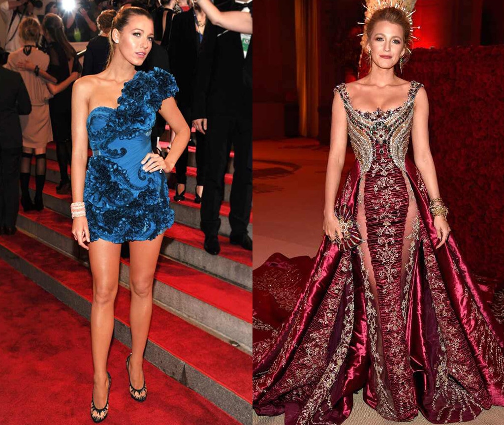 Blake Lively, 2010, 2018, MET Gala