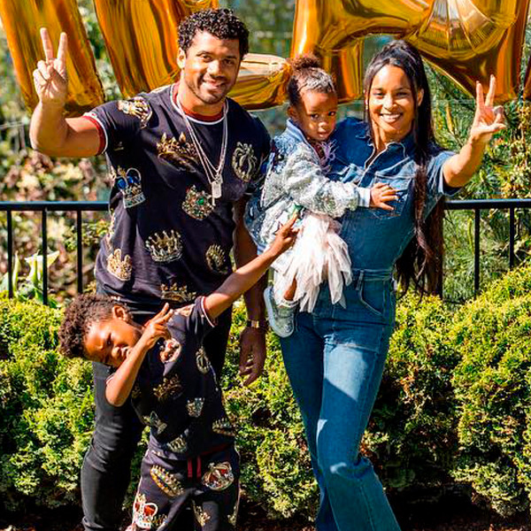 Ciara, Russell Wilson, Sienna Birthday